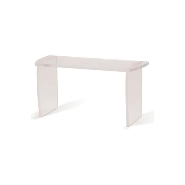 Omnimed 307100 Small Acrylic Workstation Riser, 18" W x 8" D x 10" H, Clear